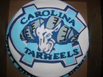 This is the 2nd UNC Ram cake I made. I tried to get more detail in this one. TFL!