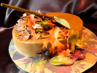 Another aspect of benefit cake to show different leaves.