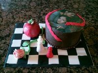 Twilight Saga Cake-made for a weekend with my daughter and granddaughter to celebrate the final movie.