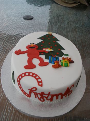 Christmas Cricut cake