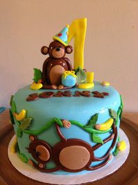 Monkey first birthday