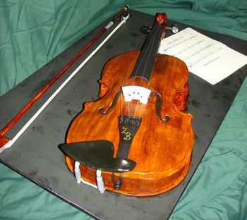 16" viola and bow.