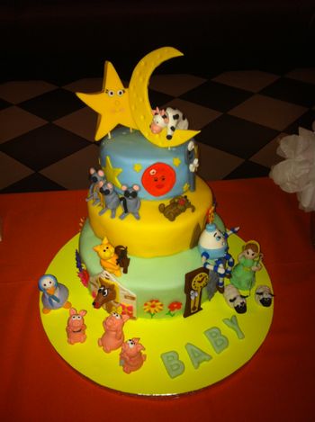 Nursery Rhyme Baby Shower cake