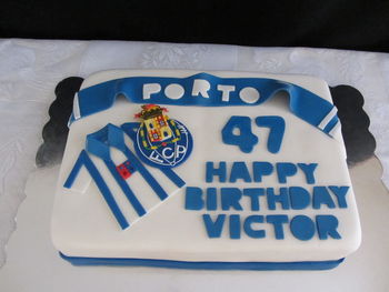 Portuguese soccer team (FCP Porto) birthday cake